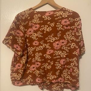 Madewell Floral Crop top